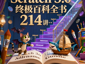 Scratch 3.0 终极百科全书：214讲从入门到精通全攻略