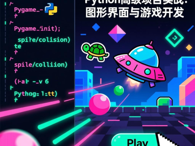  Python高级项目实战：图形界面与游戏开发