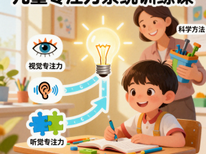 幼小衔接核心能力培养：儿童专注力系统训练课