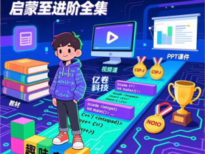 青少年C++编程与信息学奥赛启蒙至进阶全集