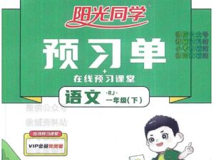 2024阳光同学课时优化作业-小学全国各版