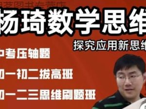 杨琦老师初中数学课程视频全套系列