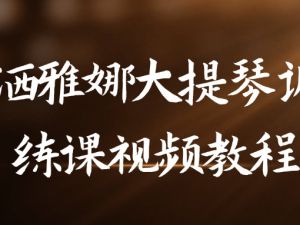 洒雅娜大提琴训练课视频教程全套下载