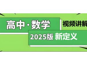高中数学 2025新定义专题讲义+视频