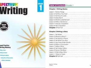 《Spectrum Writing Workbook 》练习册GK-G8共9册PDF