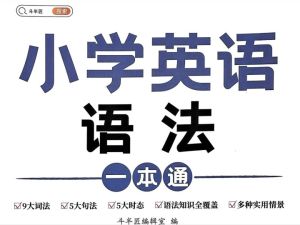 2024年斗半匠《小学英语语法一本通》高清pdf下载