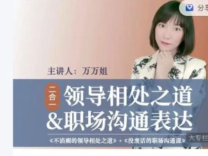 万万姐2合1沟通表达与领导相处
