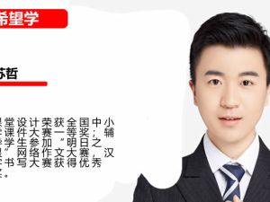 2023希望学苏哲秋上幼升小 小学一年级语文 A+网课视频