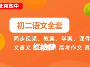 北京四中 初二语文全套网课视频