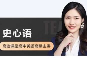 2024史心语高中高二英语网课暑假班