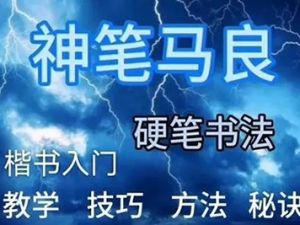 神笔马良硬笔书法74节视频