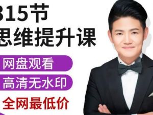 历老师小学数学思维全套315视频课程+习题与讲义