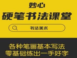 妙心硬笔课堂之《基本笔画与笔法》全33集