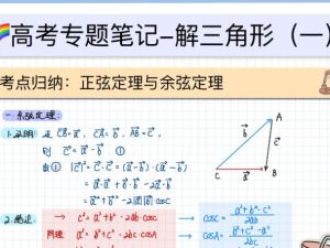 2025高考数学专题笔记精美版（学生+教师）全套下载