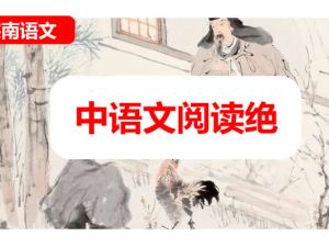 [宗南语文]初中语文阅读绝招50课网课视频