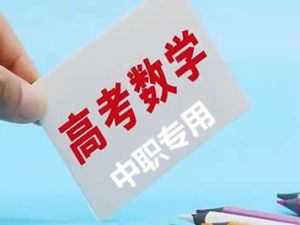 中职高考数学二轮复习专项突破（浙江区）