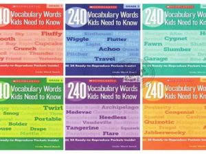 学乐英语词汇练习册《240 Vocabulary Words Kids Need to Know》共6册