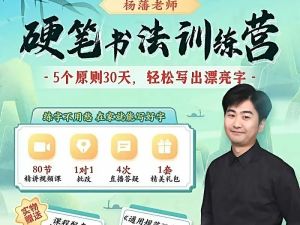 杨藩博士书法视频课程合集