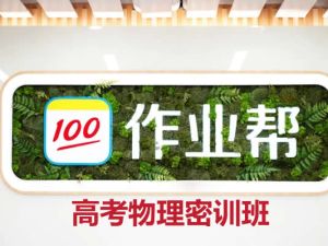 2023作业帮高中高考物理（密训班）网课视频