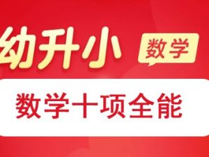 【学而思网校】幼升小数学十项全能班视频课程全16集