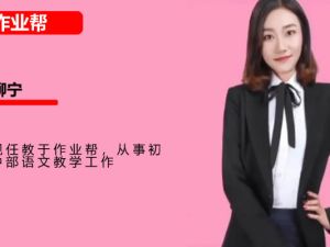 2024作业帮柳宁初二语文A+寒假班(春上)网课视频