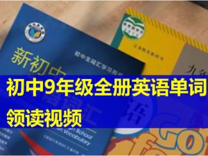 2025初中9年级全册英语单词领读视频全套下载