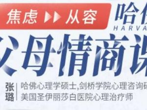 张璐《哈佛 父母情商课》从焦虑到从容，不吼不叫养出好孩子