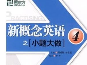 新概念英语练习册《小题大做》练习试题卷 全四册 PDF打印版