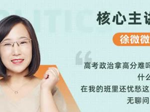 2023徐微微高中高三高考政治寒假班