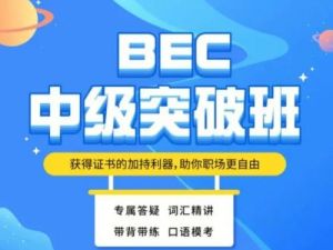 【一笑而过】BEC精讲班（教学视频）