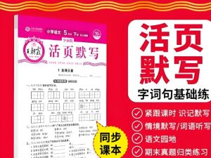 王朝霞活页默写 1-6年级 上下册