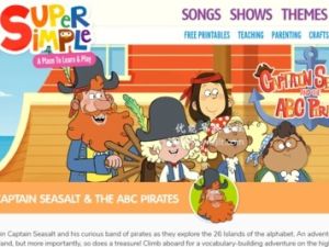 super simple系列Captain Seasalt And The ABC Pirates共26集+闪卡电子档