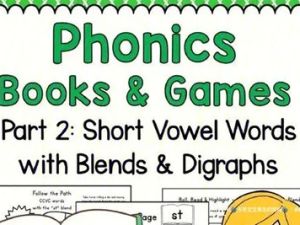自然拼读读本游戏练习册 Phonics Books & Games 共4册PDF