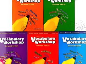 《Vocabulary Workshop》初级5级(小学)+进阶8级(初中) 学生/教师书+答案+音频