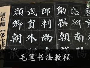 毛笔书法教程 楷书多宝塔-20讲高清视频