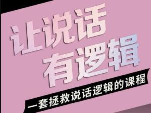 朱老丝《让说话有&ldquo;逻辑&rdquo;》