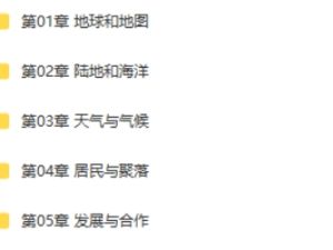 颠覆课堂的初一上册地理（人教版）中考基础能力网课视频