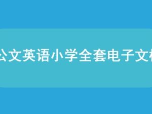 公文英语小学全套电子文档