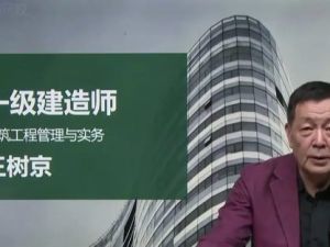 【一级建造师】：建筑工程管理与实务-名师王树京精讲（教学视频）