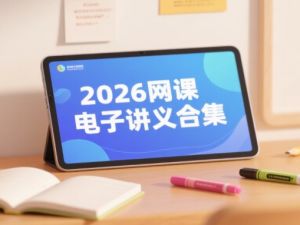2026李辉陈焕文张鹏李政夏梦迪赵礼显刘勖雯网课电子讲义合集