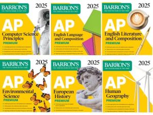 Barron&rsquo;s AP 15科AP巴朗教材2025版下载Physics/Precalculus/Chemistry/Statistics/Calculu