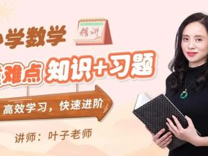 叶子老师小学计算全攻略&middot;自然数篇网课视频