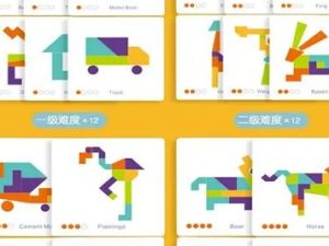 弥鹿积木拼图素材共1套-儿童专注力训练