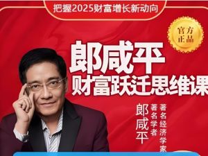 郎咸平财富跃迁思维课郎咸平教授视频课程合集