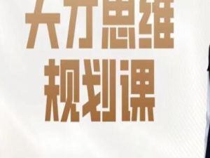 石明鑫《天才思维规划课》