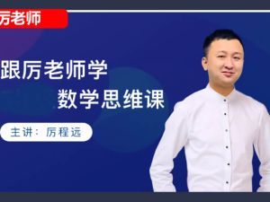 厉老师小学数学思维网课视频60节精选