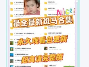 斑马资源大合集-百科/英语/阅读/思维全套视频下载,附赠上100G儿童资源