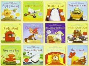 斯伯恩自然拼读配套读物usborne phonics readers全12册pdf绘本+mp3