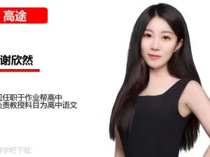 2024暑假高途谢欣然高考语文一轮复习（网课视频）