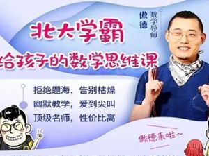 《北大学霸给孩子的数学思维课》傲德视频课程共83集